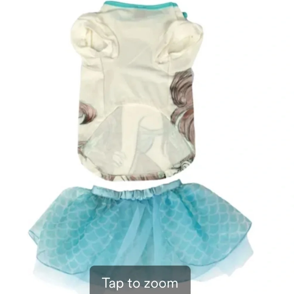 Harry Barker Disney Little Mermaid Ariel Tee & Tutu Skirt S